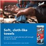 Scott Shop Towels Original 75147, Essuie-Mains Bleus Ultra-Résistants pour Essuyage Intensif, Parfait pour Graisses, Huiles et L