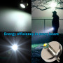 HQRP Ampoule LED haute puissance 3 W bi-pin à 60 lumens pour 1 AAA Maglite Solitaire Lampe torche v0.0 Plus HQRP soleil M