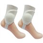 Sunbird Paire de protège-chevilles double face pour football et football Blanc