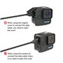 MotuTech Couvercle latéral en Métal pour GoPro Hero11 Black Mini Porte latérale de Rechange avec Port de Type C Port de Charge