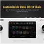 HOTONE Pédale Multi-Effets Double Chaîne d'Effets Modélisation d'Ampli de Guitare Basse Simulation de Cabines IR avec Pédale d'E
