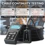 Noyafa Testeur de Tension et de Courant PoE avec Testeur de Câble LCD avec Fonction POE, Testeur de Câble Réseau Testeur de Rése