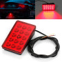 PNNNU 15 LEDs Style F1 Troisième Feu Arrière Stroboscopique Clignotant De Frein Arrière Feux De Voiture Signal De Frein