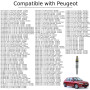 Twowinds - Bougie de Préchauffage Compatible avec BMW E30 E30 E28, Citroen Berlingo C15 C25 CX Xsara, Peugeot 205 306 406-025020