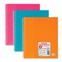 OXFORD Protège-Documents à Spirale School Life A5 80 vues / 40 Pochettes Couverture Polypro Coloris Toniques