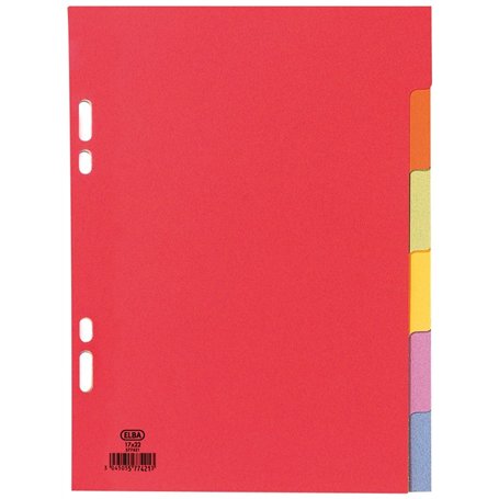 ELBA Jeu intercalaire pour classeur à anneaux 170 x 220 mm
