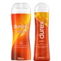 DUREX Lot de 2 Gels Lubrifiants Intimes - Gel De Massage 200ml - Gel Lubrifiant Hot Chauffant Stimulant 100ml