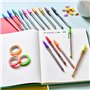 Pot de 20 stylos bille BIC Cristal Original et BIC Cristal Fun pointes moyenne et large couleurs assorties