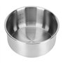 Sitram 716744 Batterie de Cuisine inox 5 pcs : 1 manche amovible, 1 casserole Ø18cm, 1 Poêle Ø28cm, 1 Sauteuse Ø24cm, 1 Couv ver