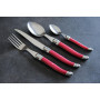 Laguiole Production - Ménagère 24 pièces - Set de Couverts de Table Acier INOX et ABS pour 6 Personnes - Présentation Coffret Ca