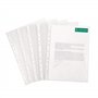 Exacompta - Réf. 5250E - Sachet de 50 pochettes perforées en Polypropylène lisse - Epaisseur 6/100ème - Perforation universelle