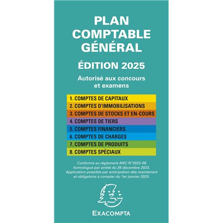 Exacompta - Réf. 14001E - 1 Plan comptable général - couverture plastique - format 17