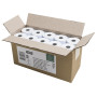 Exacompta - Réf. 40348E - Carton de 20 bobines pour tickets de carte bancaire 57x50mm - 28m - 1 pli thermique 55g/m2 - Blanc
