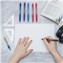 PILOT - Lot de 4 FriXion Ball Clicker 07 - Stylo Effaçable à Encre Thermosensible - Stylo Roller Rétractable et Rechargeable - B