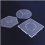 Exceart Lot de 3 perles à repasser - En plastique - Forme carrée - Forme hexagonale - Pour enfants et adultes