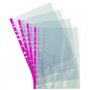 Viquel - Lot de 25 Pochettes perforées A4 en plastique - Bord renforcée rose 109179-06