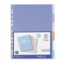 Viquel - Lot de 6 intercalaires en plastique - Maxi format (24,5x30,5cm) - Pour classeur A4 Maxi format ou classeur à levier
