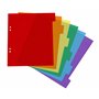 Viquel Intercalaires 6 positions en plastique format A5 - Multicolore