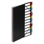 Viquel - Trieur extensible A4 - Classeur 12compartiments - Organisateur de bureau avec onglets personnalisables - Trieur accordé