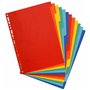Exacompta - Réf. 99H - Carton de 25 Intercalaires en véritable carte lustrée rigide 400g/m2 FSC® avec 12 onglets neutres - Page