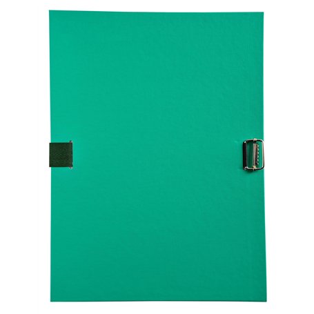 Exacompta - Réf. 30103H - Carton de 10 chemises à dos extensible en polypropylène couleur - 1 rabat en pied - fermeture par sang