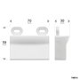 Connecteur electrique - Adaptateur prise - Prise Plate - Raccord electrique - Fiche electrique - Debflex 746814 - Gamme Blok - A