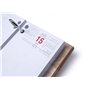 Calendrier Lecas Bloc Date A Droite 8,5X11,5 1Jour par Page 2025 Français
