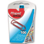 MAPED 36959 Boîte de 100 Trombones 25 mm