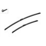Bosch Balais d'Essuie–Glace Plats Aerotwin A951S, Longueur: 650mm/475mm – 1 Paire de Balais avant