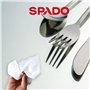 SPADO - Lingettes multi métaux - Nettoie et désoxyde couverts, bijoux, plats et argenterie - Fait briller - Lingette désincrusta