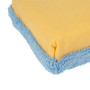 TURBOCAR - Eponge Voiture - Eponge Microfibre et Chamois synthétique - Dimensions: 4 x 8 x 12 cm - 1 Face Microfibre & 1 Face Ch