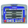 Coffret Tivoly 4 Tarauds Machines Gun Din 352 HSS M4 à M10 + 4 Forets métaux HSS