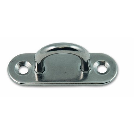 Chapuis PLAI1 2 Platine œil inox entraxe 12 mm Diamètre 45 x 15 mm