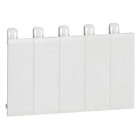 Legrand - Obturateur pour coffret - bande de 5 modules - blanc