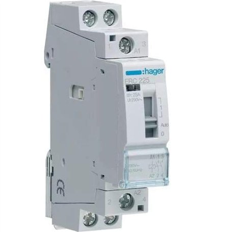 Hager-Contacteur Erc225 manuel 25a 2na 230 V