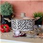 MENASTYL - Faitout léopard 24cm en aluminium recyclé marron - 6020956