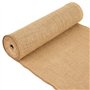 La Cordeline Chemin De Table Toile de Jute Naturel 30cm x 5m Bords Cousus pour Mariage