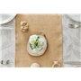 La Cordeline Chemin De Table Toile de Jute Naturel 30cm x 5m Bords Cousus pour Mariage, décoration, fêtes