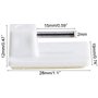 ATELIERS 28 Supports - Crochets adhésifs/Autocollant pour Tringle de vitrage - Lot de 4 (Blanc)