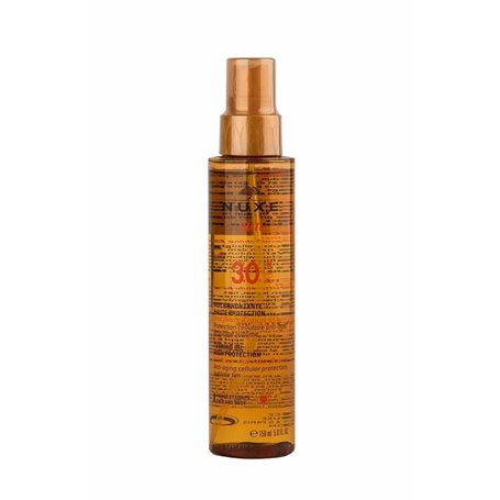 Nuxe Sun Huile Bronzante Visage et Corps SPF30 150 ml