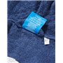 PSG PARISIAN Peignoir Enfant | 100% Coton | OEKO-TEX | Taille 6/8 ans | Brodé Garçon | Bleu