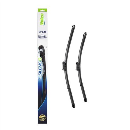 VALEO Silencio Essuie-glace - VF326 - Kit de Balais d'Essuie-glace Plat d'Origine de Haute performance