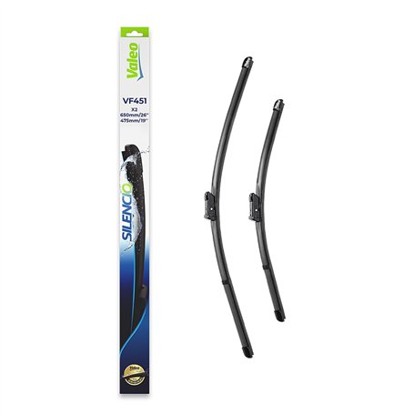 VALEO Silencio Essuie-glace - VF451 - Kit de Balais d'Essuie-glace Plat d'Origine de Haute performance