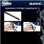 VALEO Silencio Essuie-glace - VF383 - Kit de Balais d'Essuie-glace Plat d'Origine de Haute performance, Visibilité Supérieure su