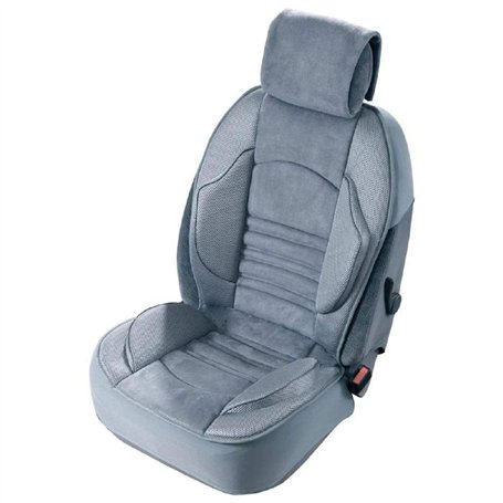 Couvre Siege Grand Confort Airbags Lateraux Maille Respirante avec Elasto System Gris