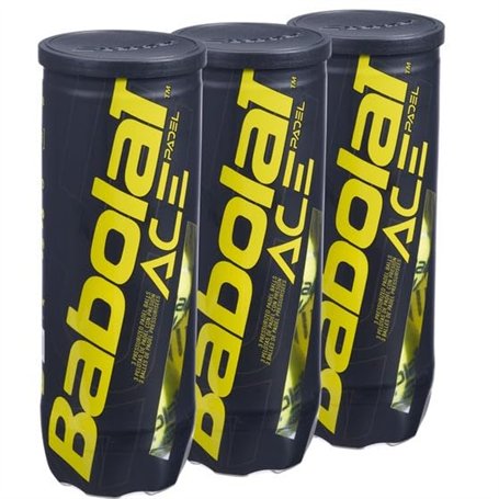 Babolat Tripack Ace Lot de 9 balles de padel