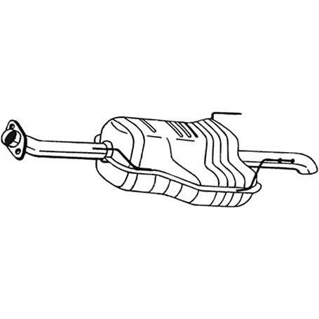 Bosal 185-601 Silencieux arrière
