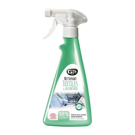 GS27 - Nettoyant Textiles et Alcantara GS27 Pure Ecocert - Nettoyant Moquette Voiture et Tissus intérieurs - 500 ml