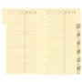 Quo Vadis - Accessoires de TIMER - Recharge REPERTOIRE TEL pour TIMER 17 - Papier ivoire Clairefontaine - Format 10x17cm