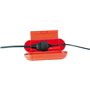 Electraline, Orange 360000000 Boîtier de protection pour fiches et connexions de jardin IP44
